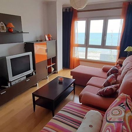 Ferienwohnung Apartamento 1ª Linea Con Vistas A La Playa San Cibrao Exterior foto