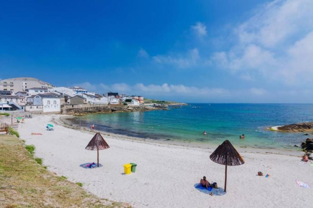 Ferienwohnung Apartamento 1ª Linea Con Vistas A La Playa San Cibrao Exterior foto