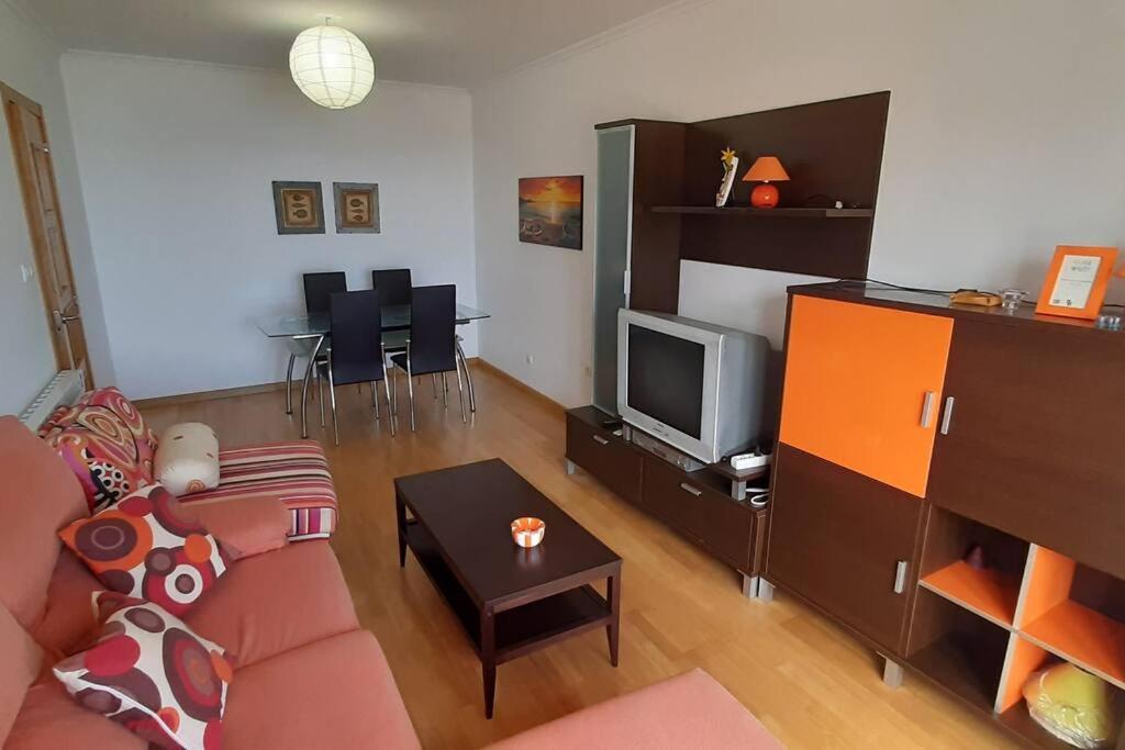 Ferienwohnung Apartamento 1ª Linea Con Vistas A La Playa San Cibrao Exterior foto